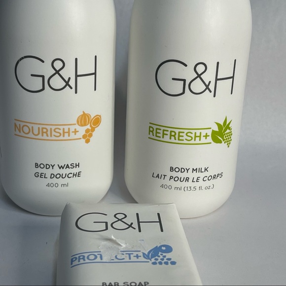 3 pieces of new G&H bath‎ products Nourish Body Wash refresh body milk bar soap - Picture 2 of 3
